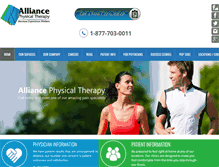Tablet Screenshot of nopainpt.com